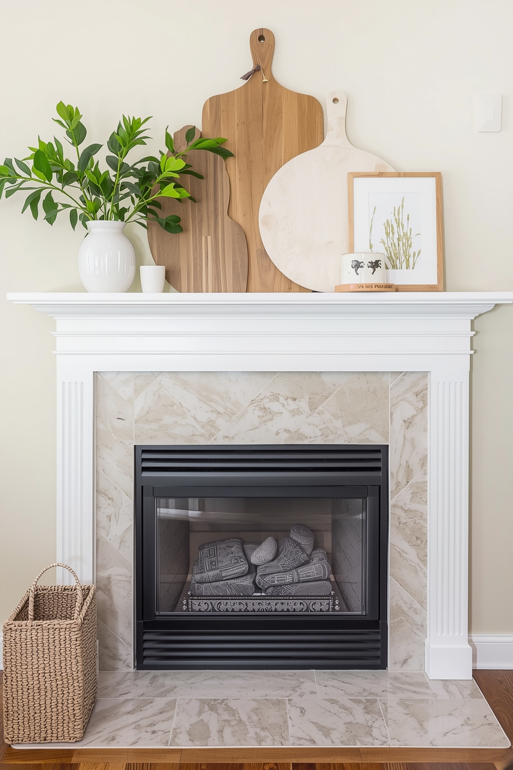 Fireplace Storage Solution Boards