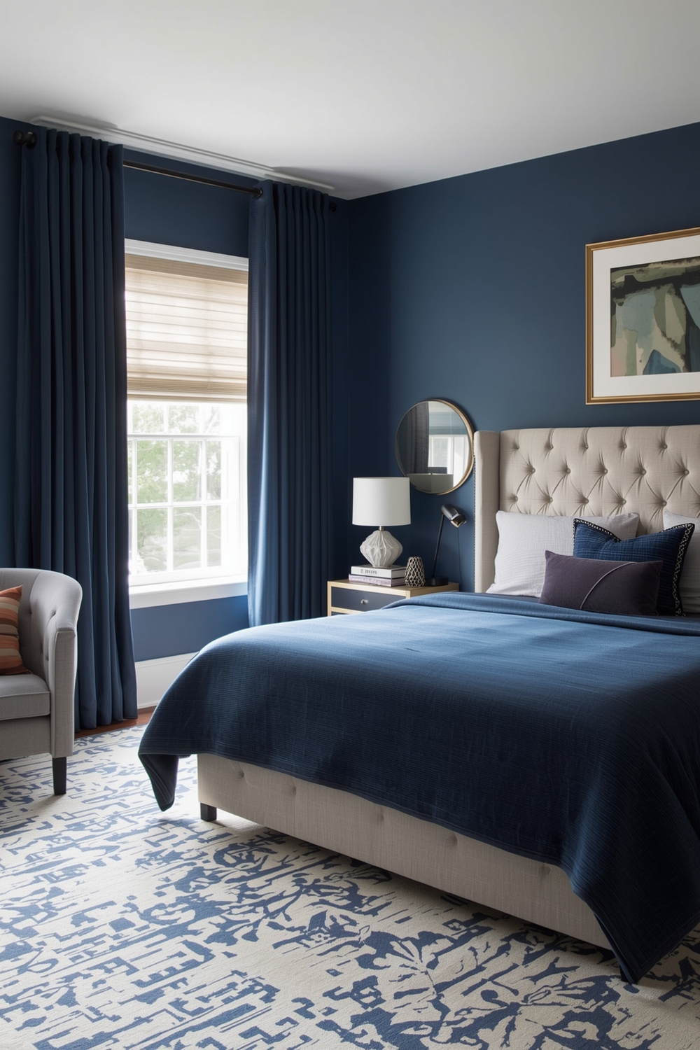 Functional Blue Bedroom Layout Guides