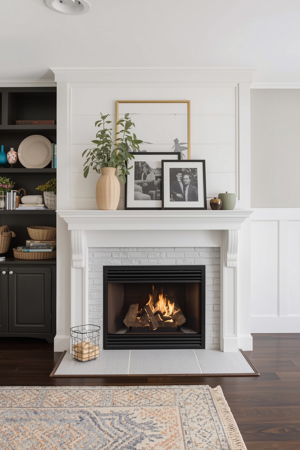Functional Fireplace Layout Examples