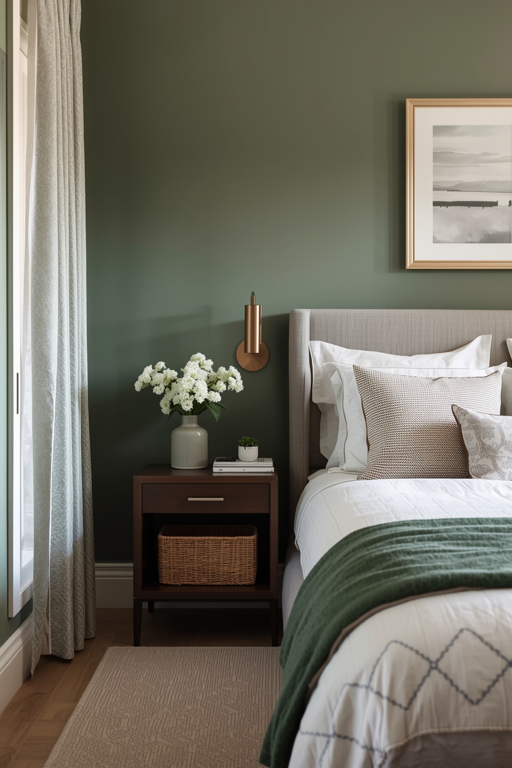 Functional Sage Green Bedroom Layout Examples