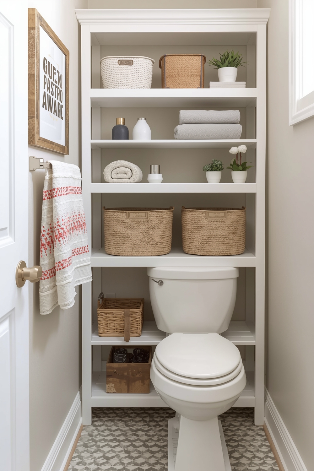 Functional Small Bathroom Storage Plans
