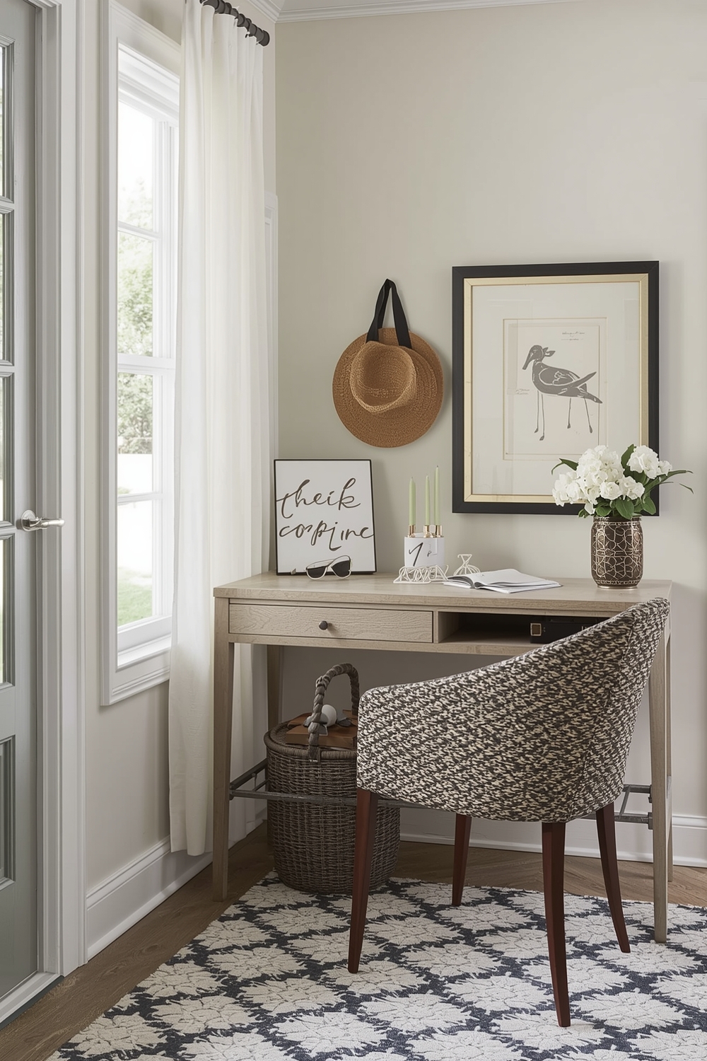 Functional Small Entryway Workspace Ideas