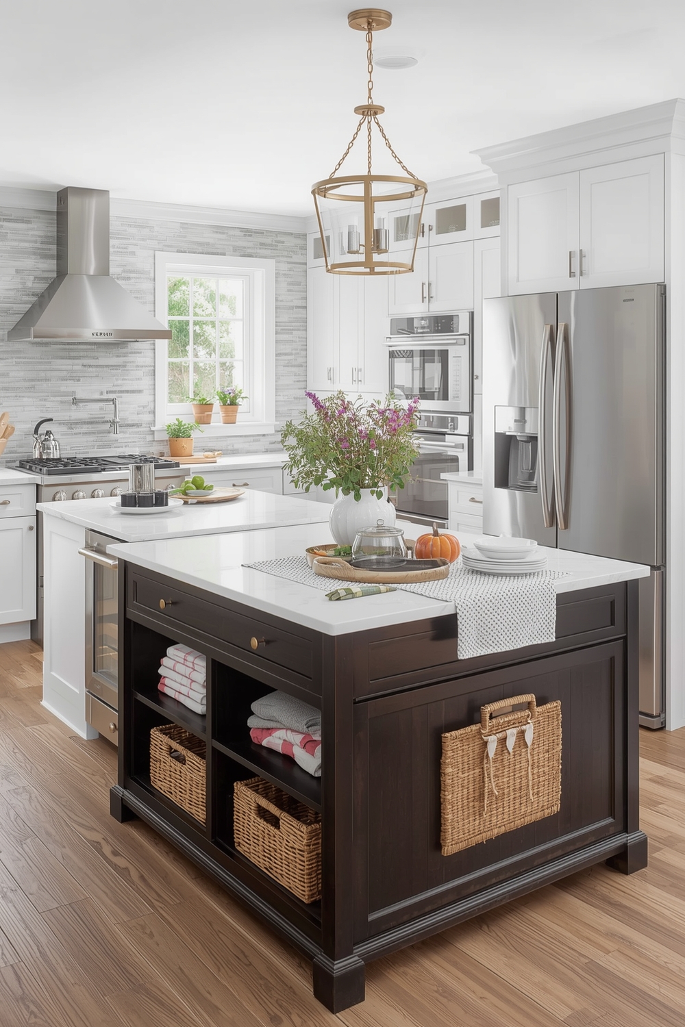 Kitchen Island with Ample Storage Solutions