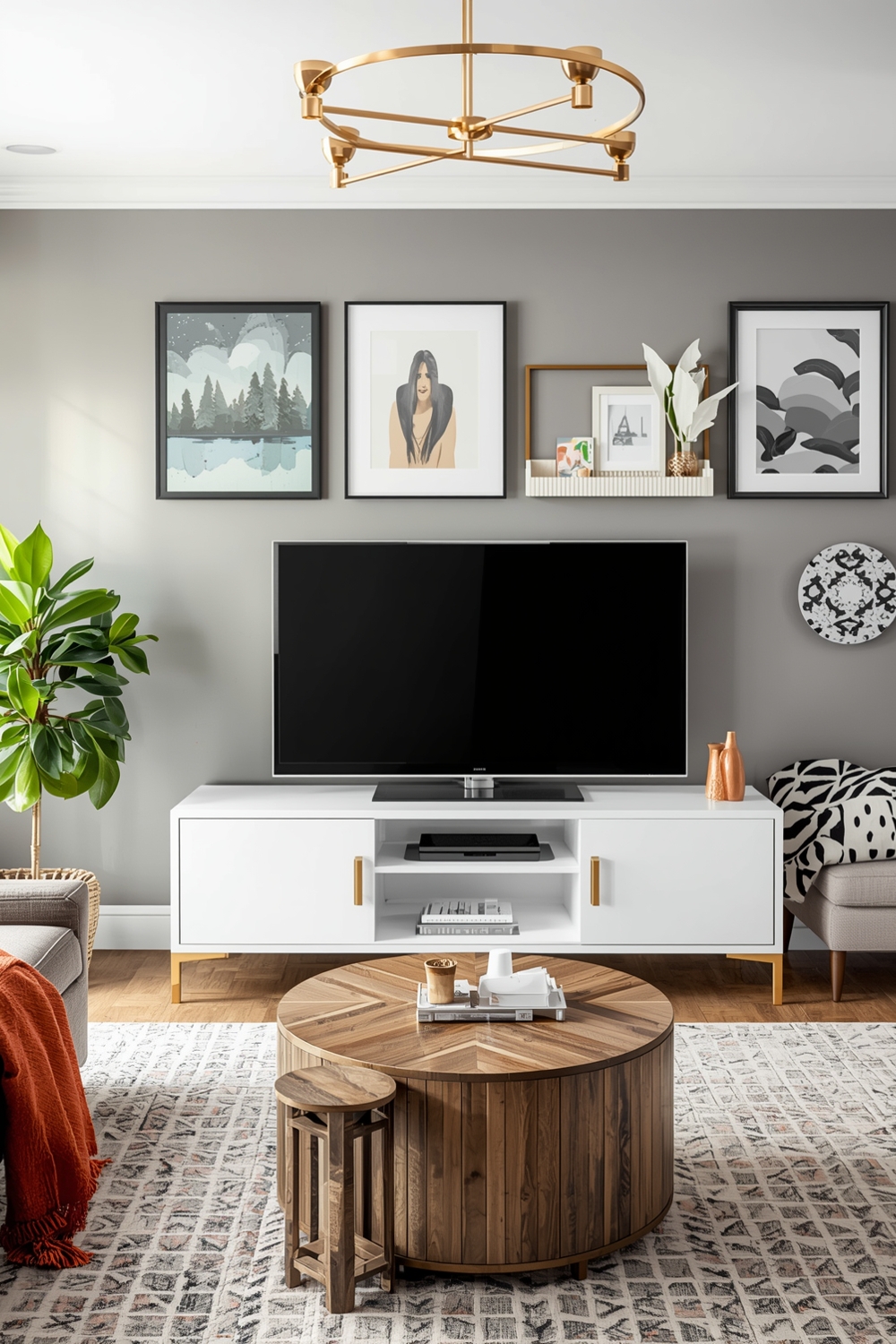 Living Room TV Wall Color Idea Boards