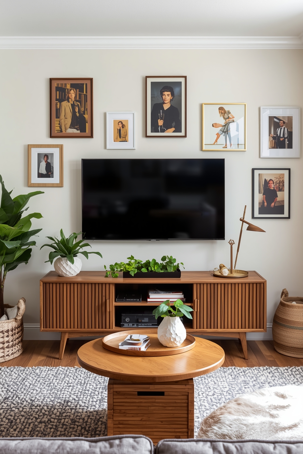 Living Room TV Wall Inspiration Boards