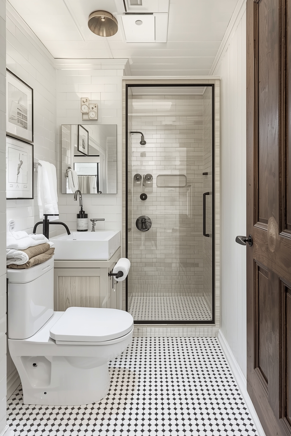 Maximized Layouts for Tiny Bathrooms