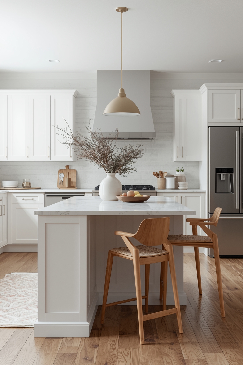 Minimalist Kitchen Island Layout Concept Boards