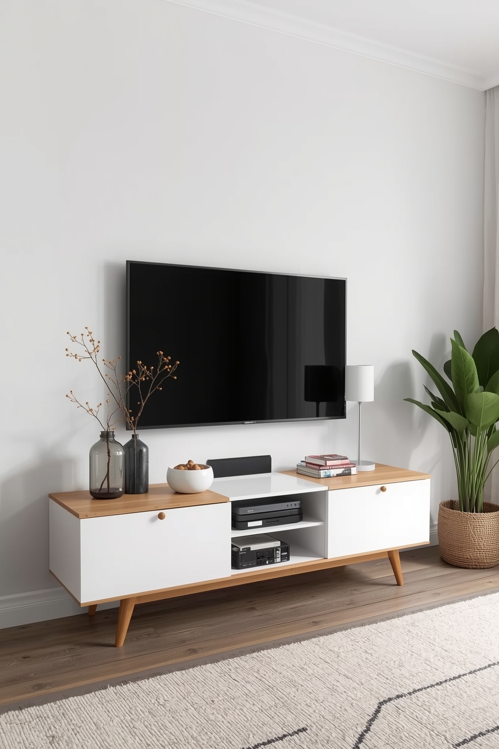 Minimalist TV Wall Layout Inspirations