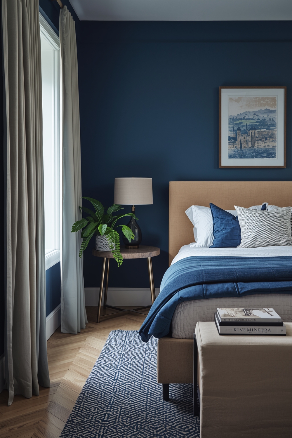 Modern Blue Bedroom Inspiration Galleries