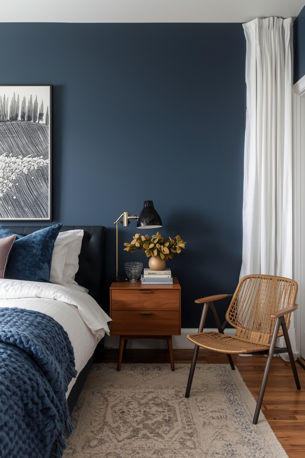 Modern Blue Bedroom Layout Galleries