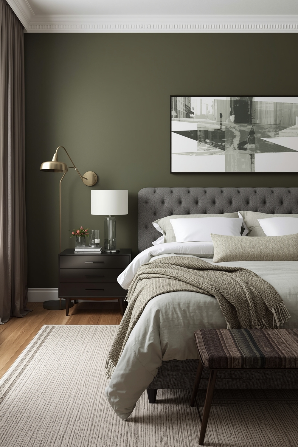 Modern Sage Green Bedroom Design Examples