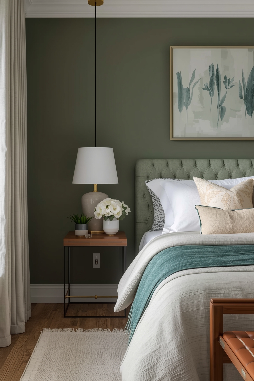Modern Sage Green Bedroom Inspiration Galleries