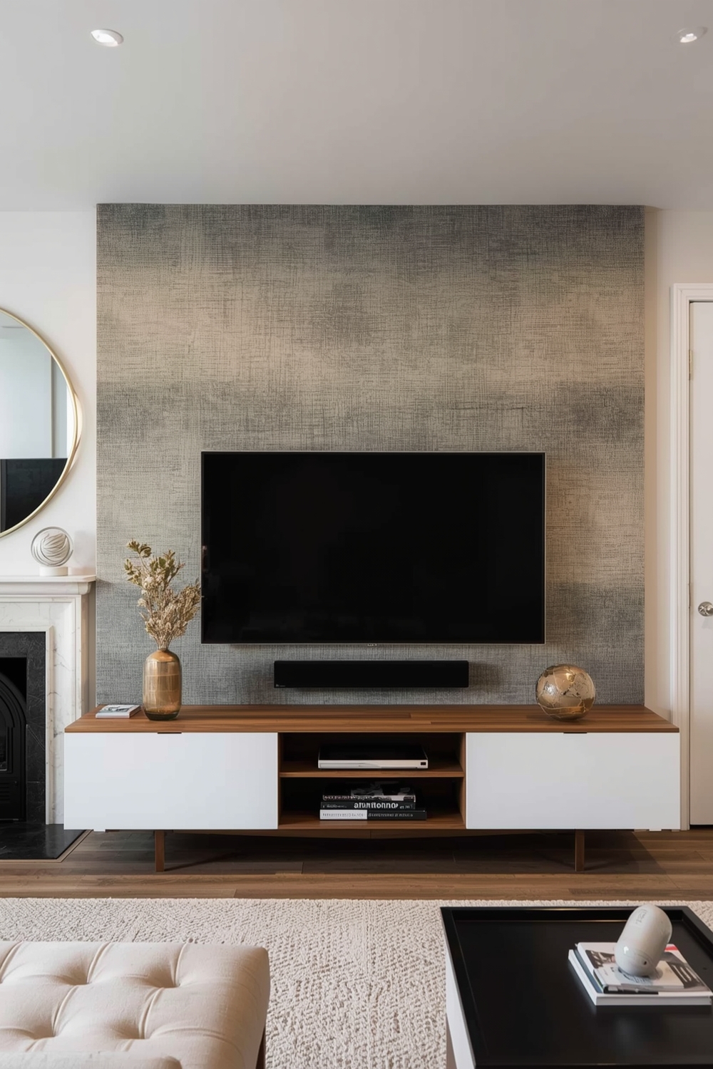 Modern TV Wall Layout Inspiration Galleries