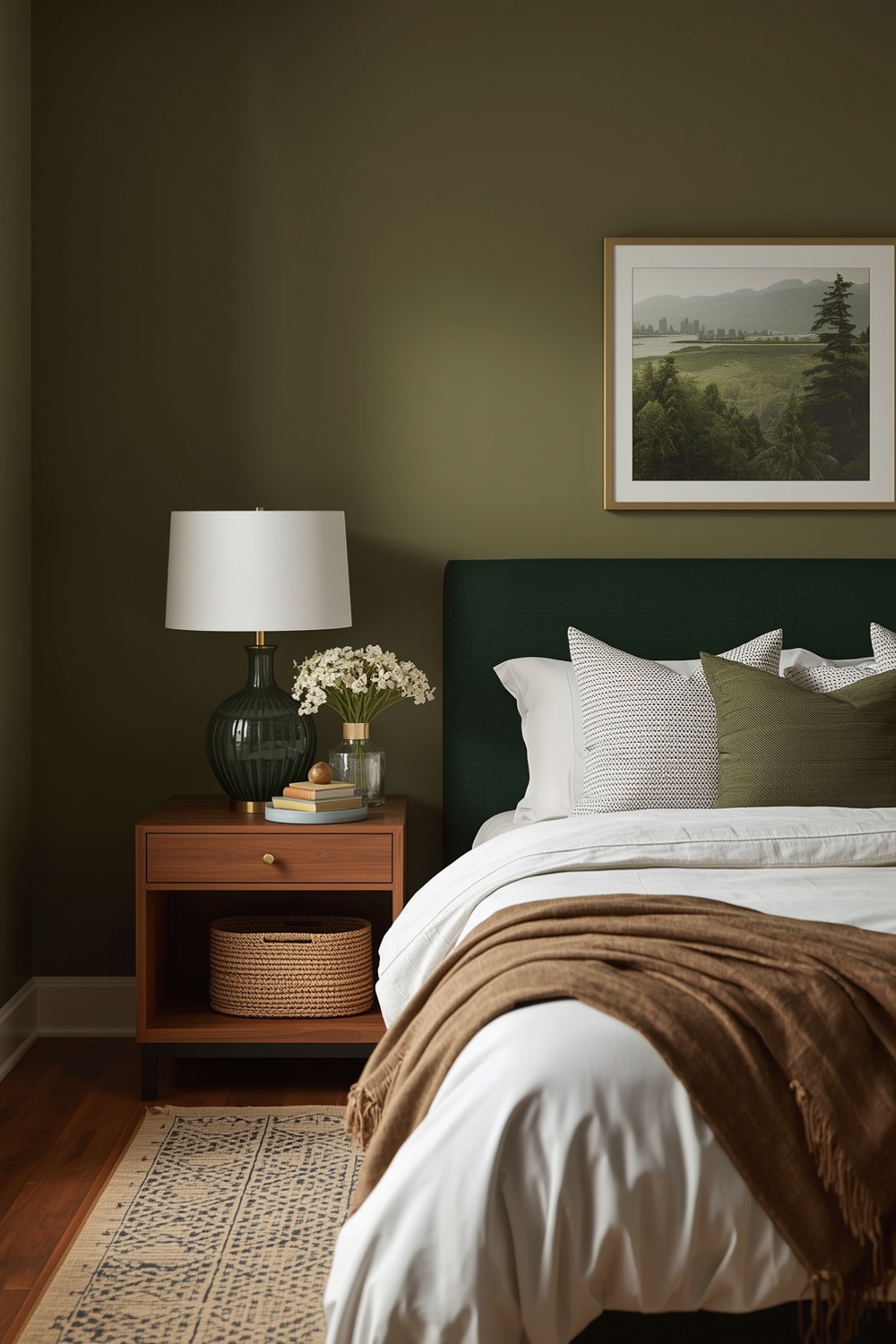 Olive Green Bedroom Color Palette Ideas