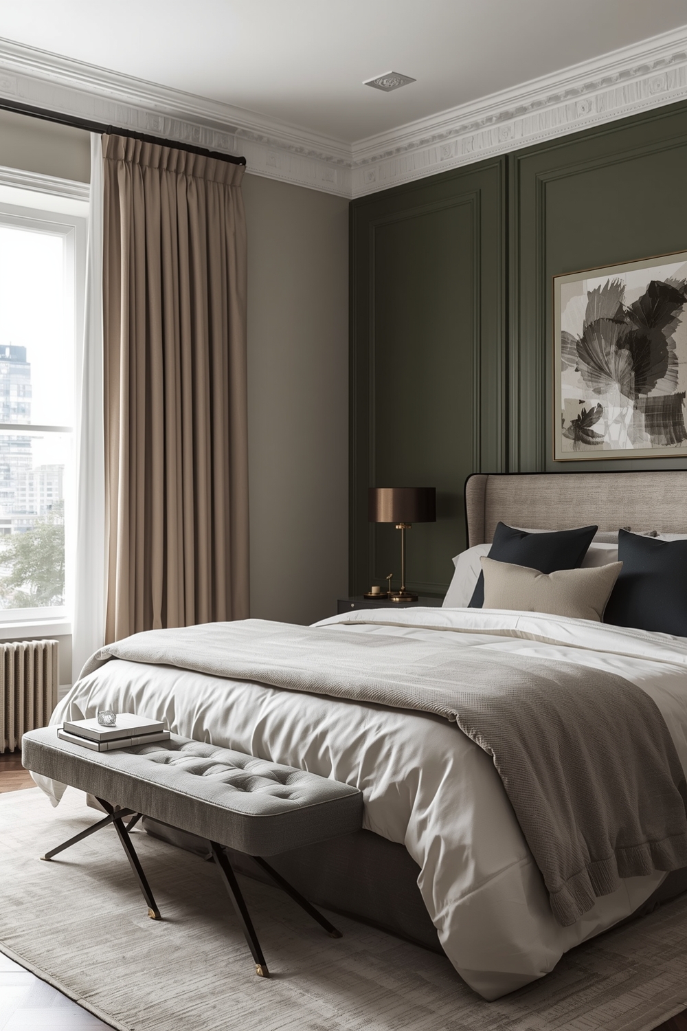 Olive Green Bedroom Decor Layout Examples