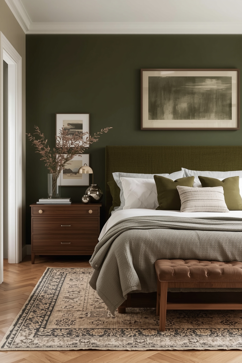 Olive Green Bedroom Ideas for Serene Spaces