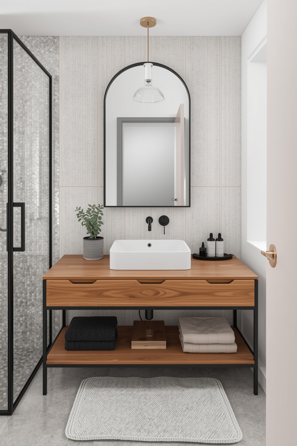 Open Concept Bathroom Mirror Layout Guides