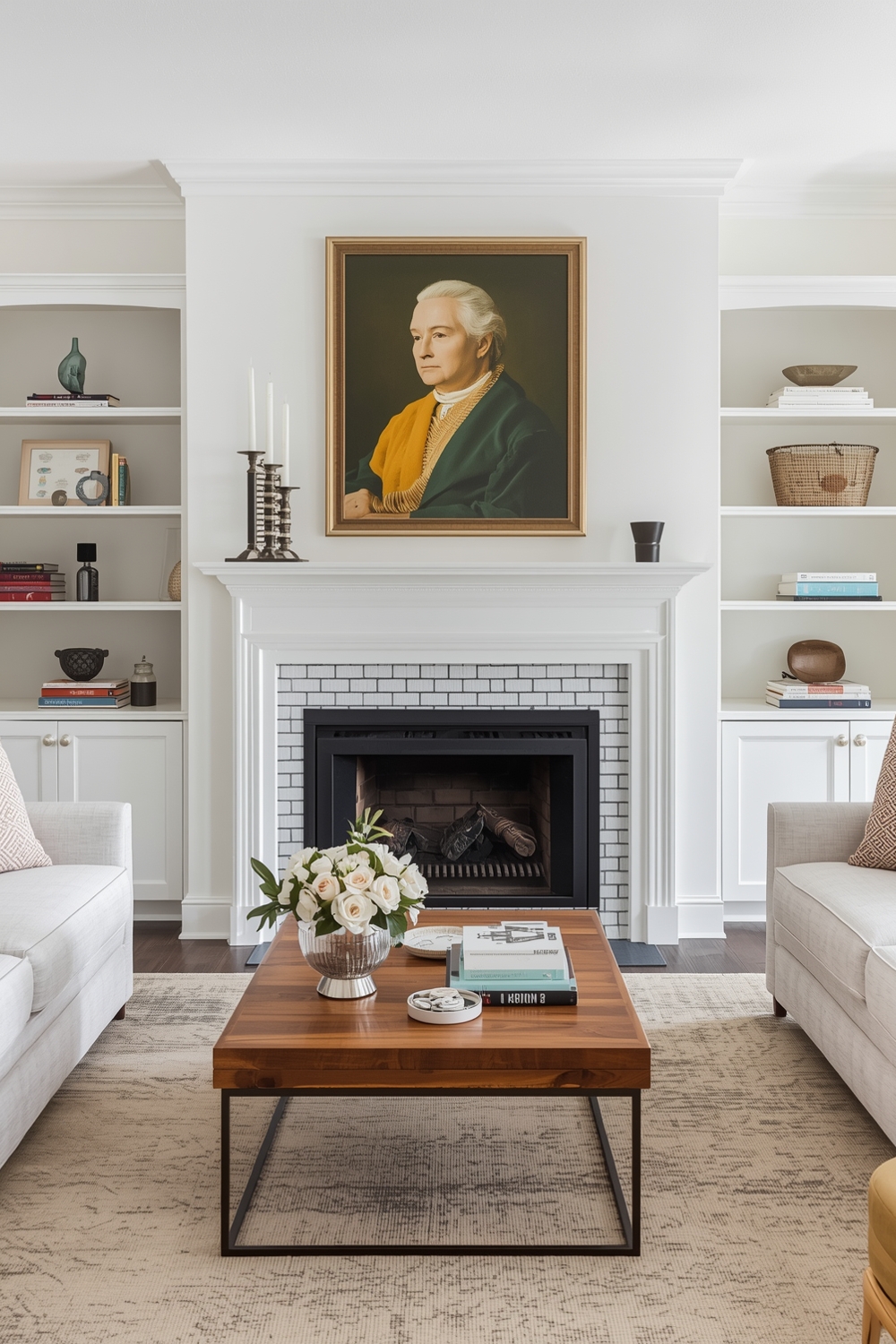 Open Concept Fireplace Layout Examples