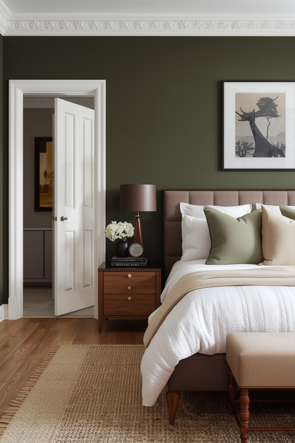 Open Concept Olive Green Bedroom Layout Galleries