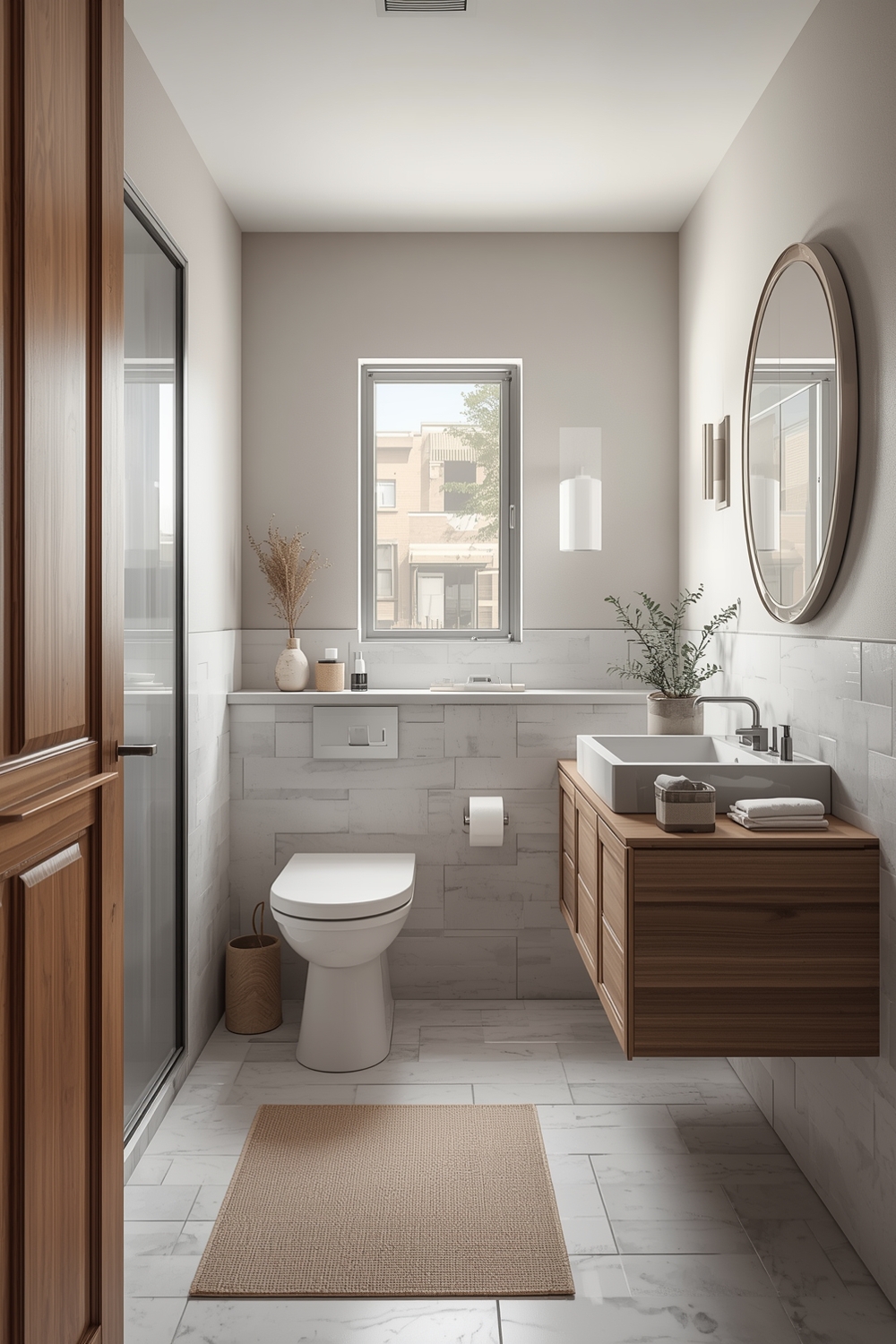 Open Concept Small Bathroom Concepts
