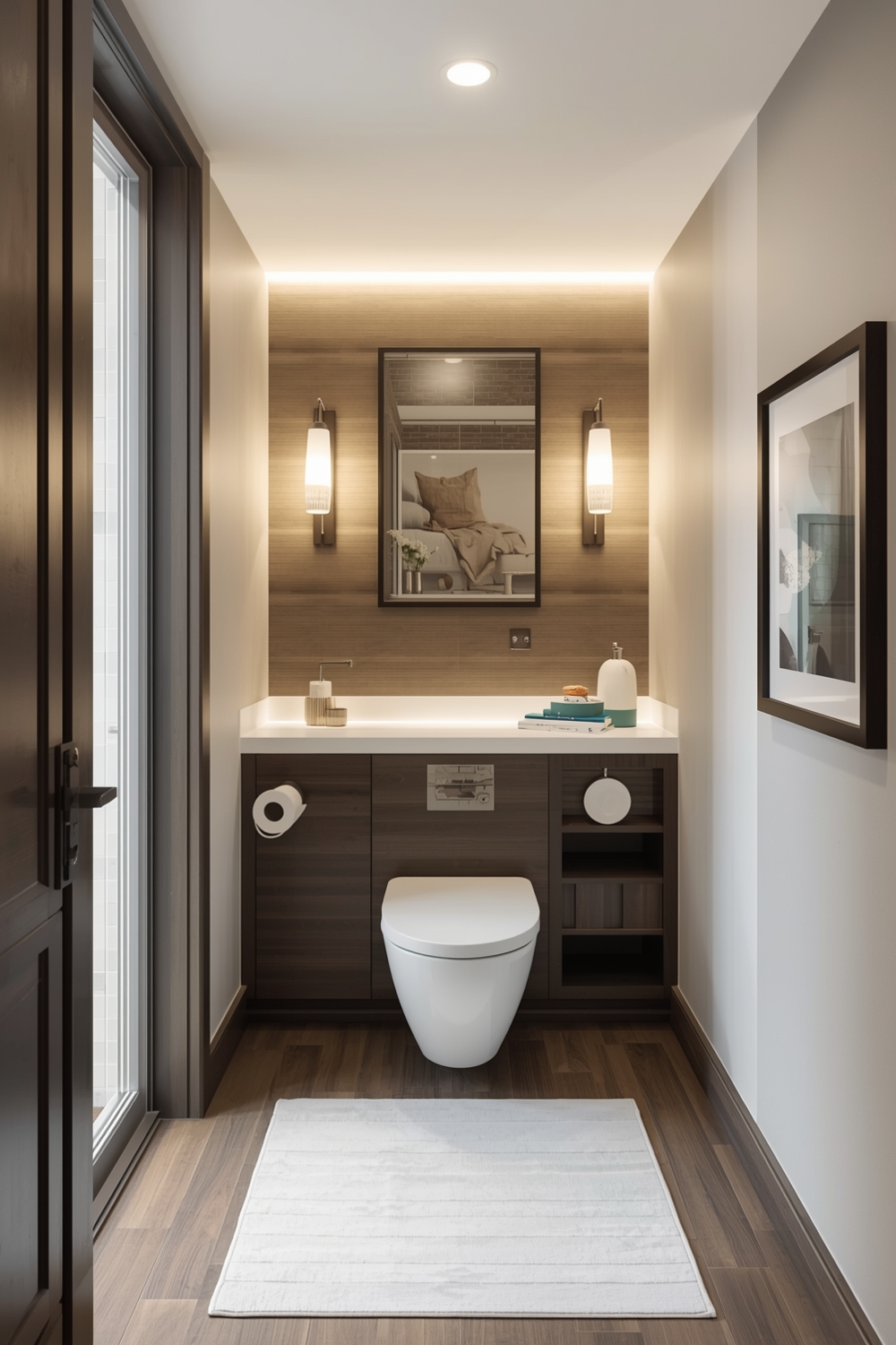 Open Concept Small Bathroom Design Ideas