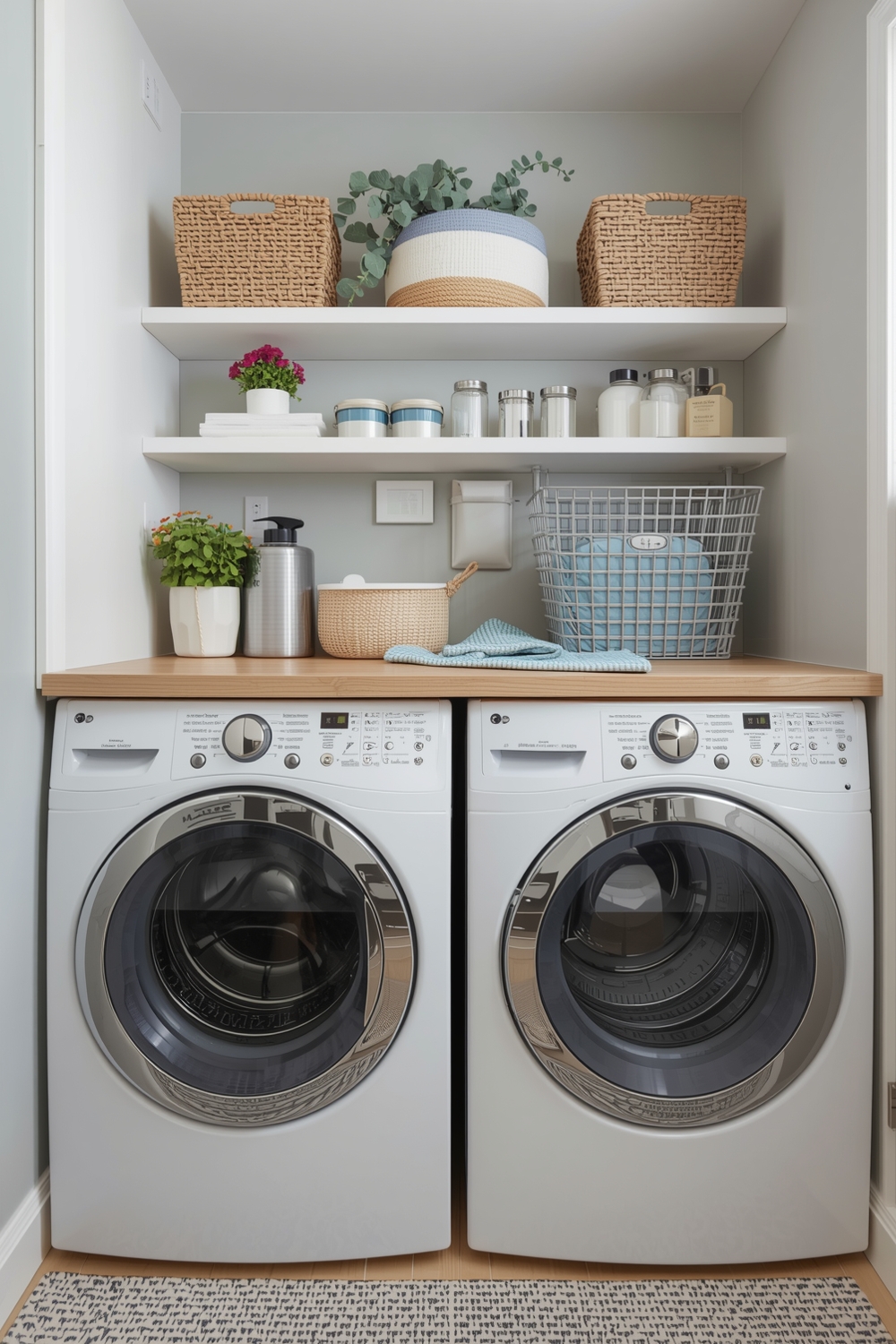 Organized Laundry Room System Plans