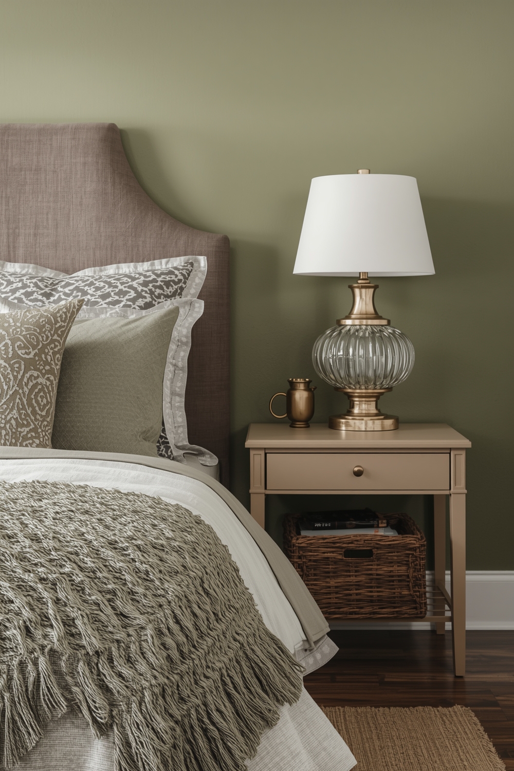 Sage Green Bedroom Accent Idea Examples