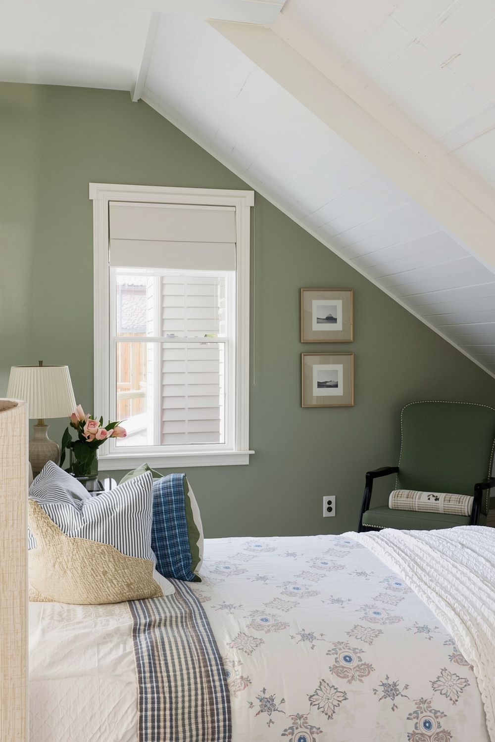 Sage Green Bedroom Accent Wall Ideas