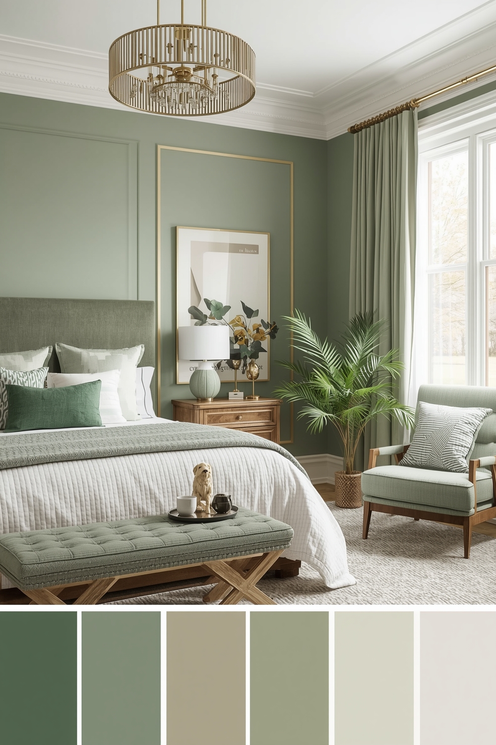 Sage Green Bedroom Color Palette Ideas