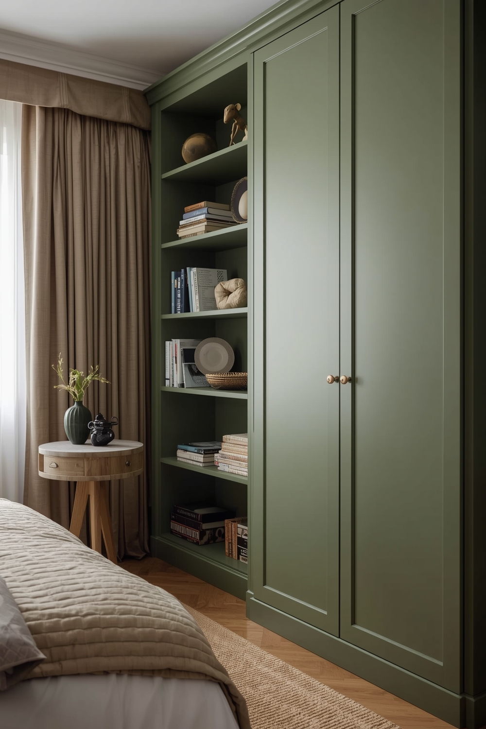 Sage Green Bedroom Storage Idea Galleries