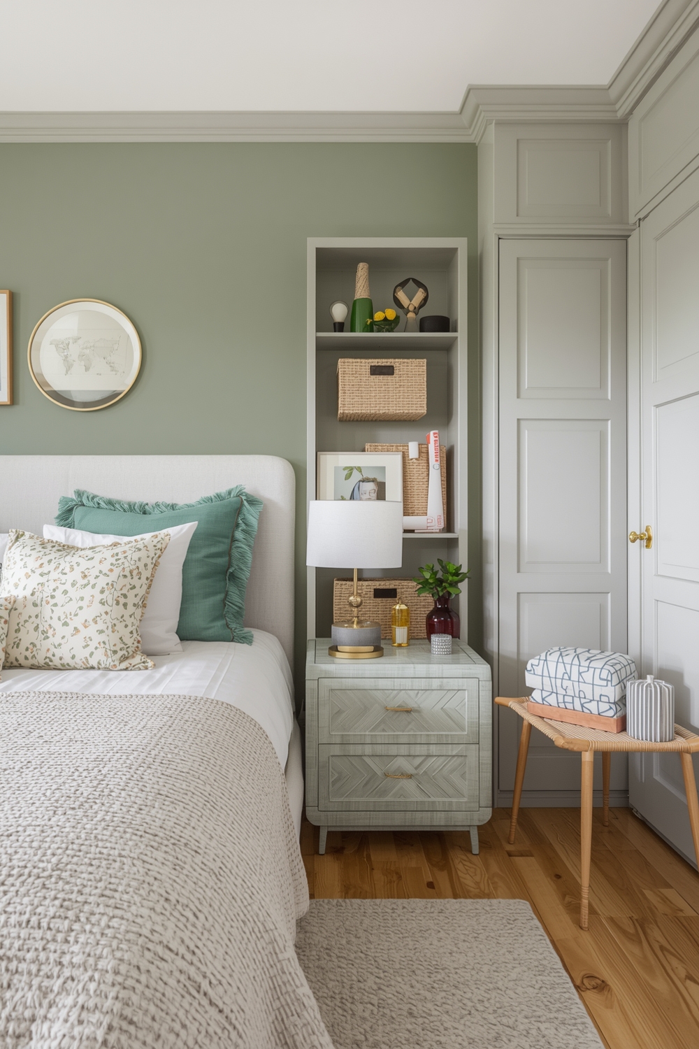 Sage Green Bedroom Storage Solution Galleries