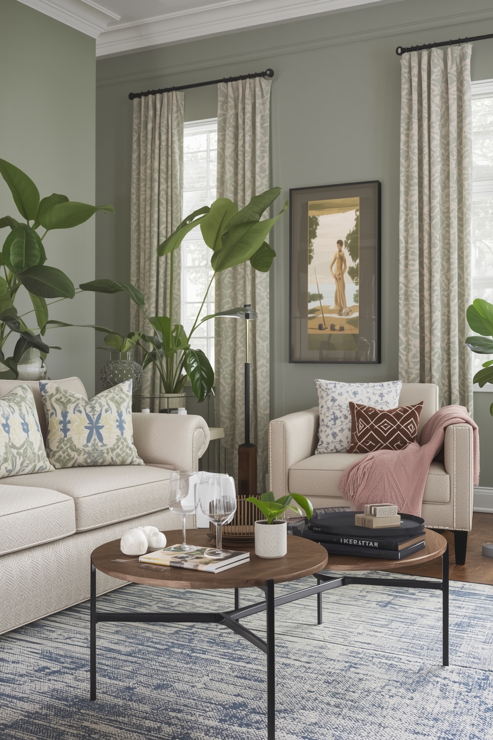 Sage Green Living Room Color Inspiration Galleries