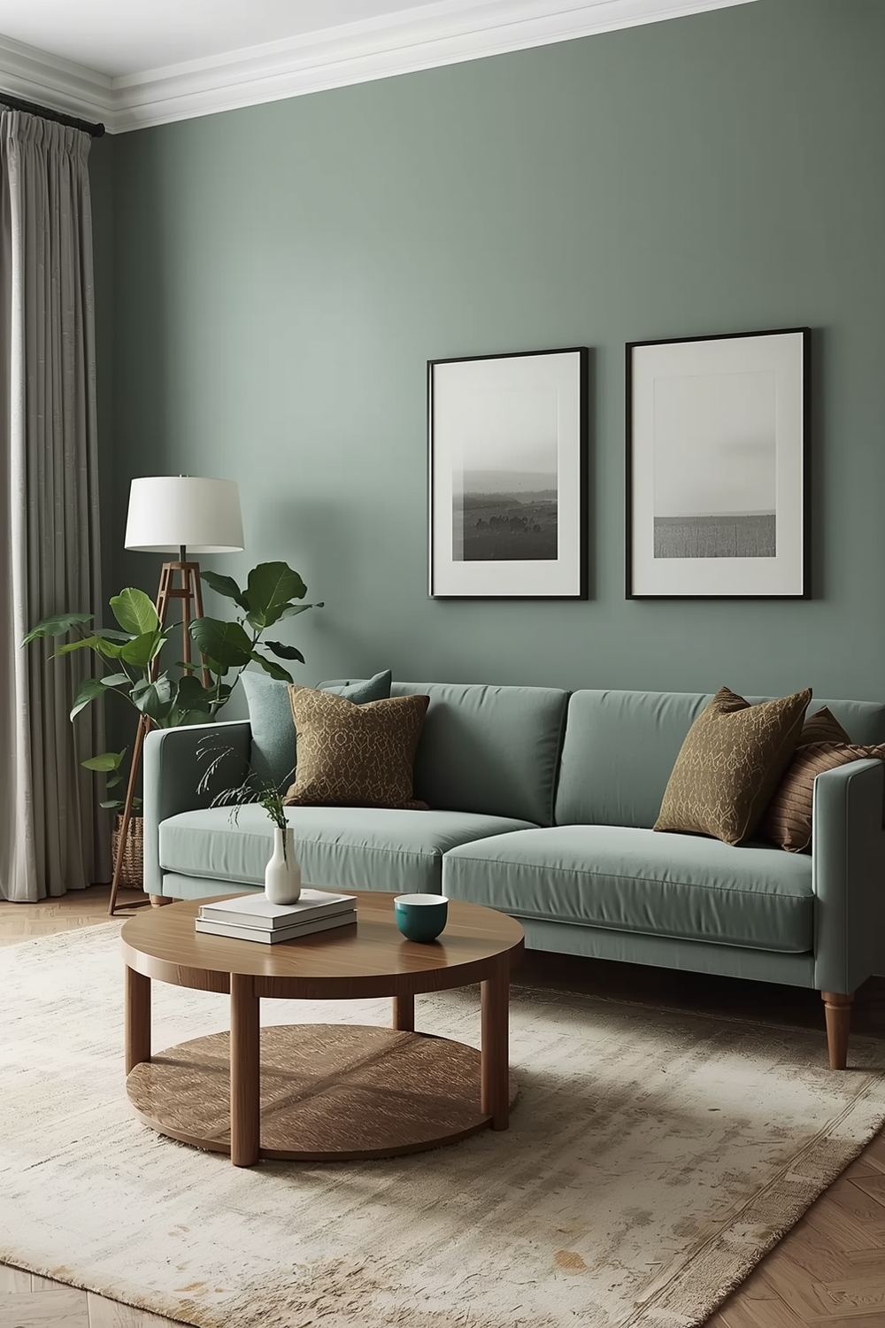 Sage Green Living Room Decor Inspiration Boards