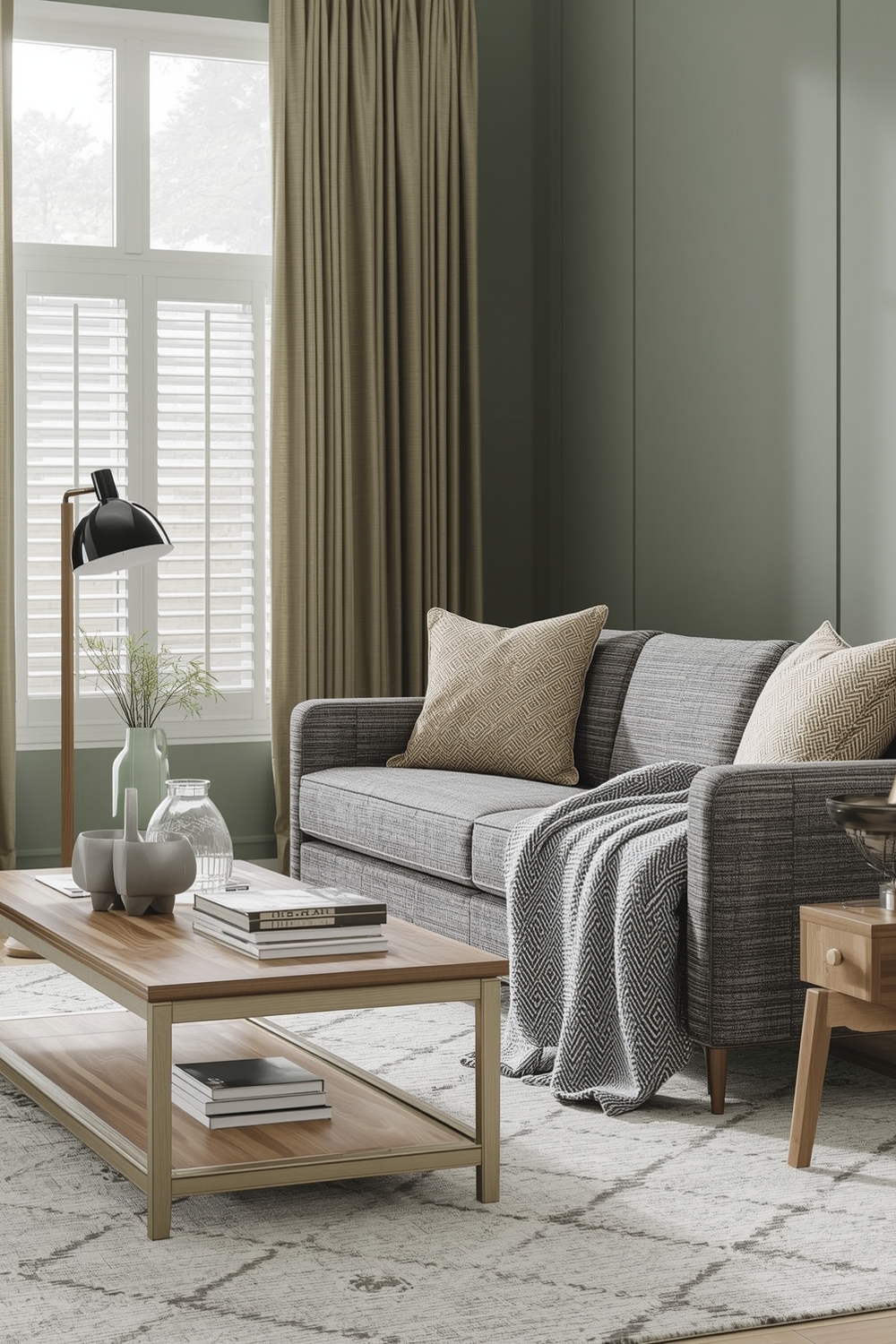 Sage Green Living Room Workspace Layout Galleries