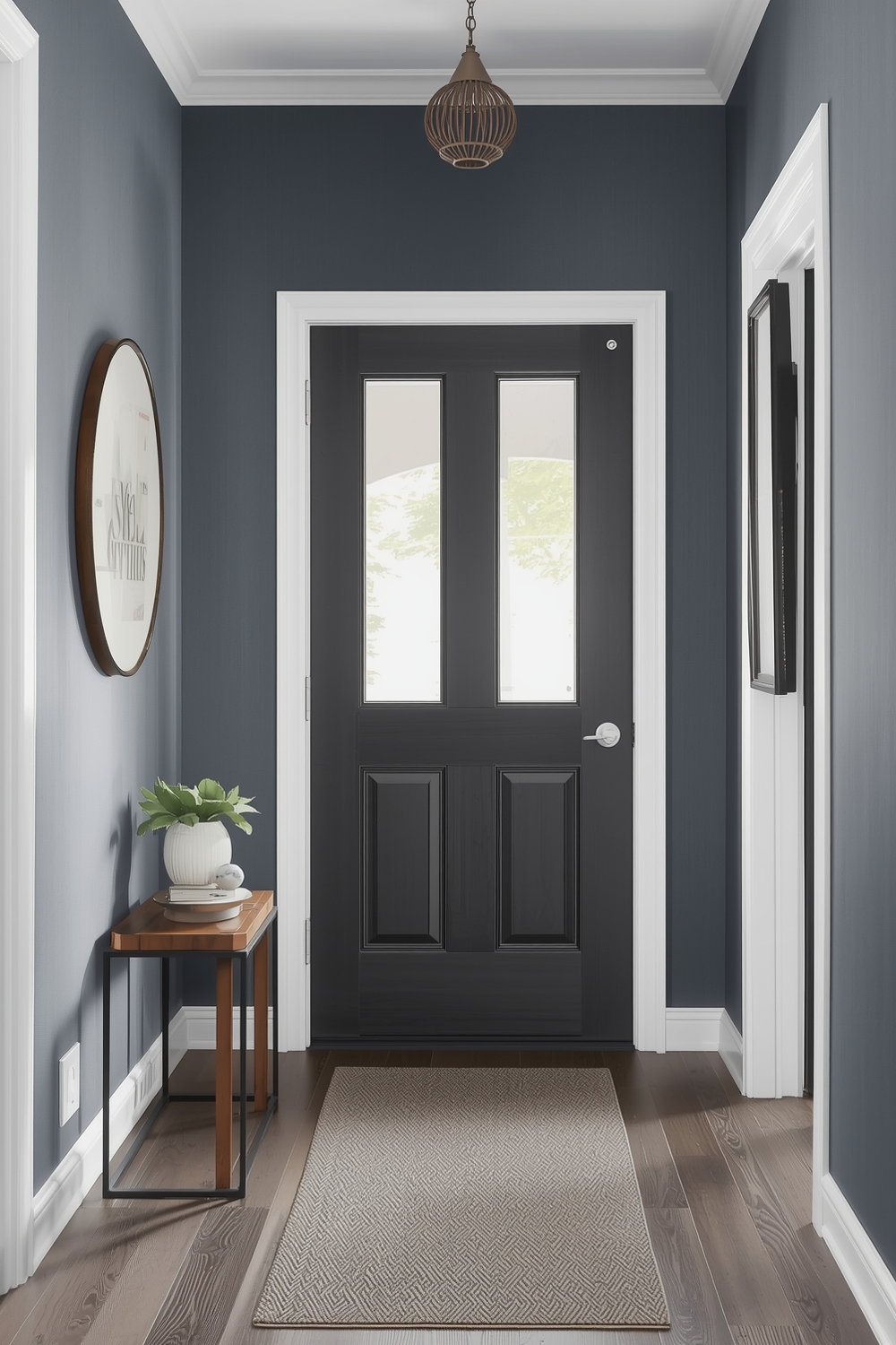 Small Entryway Color Combination Examples
