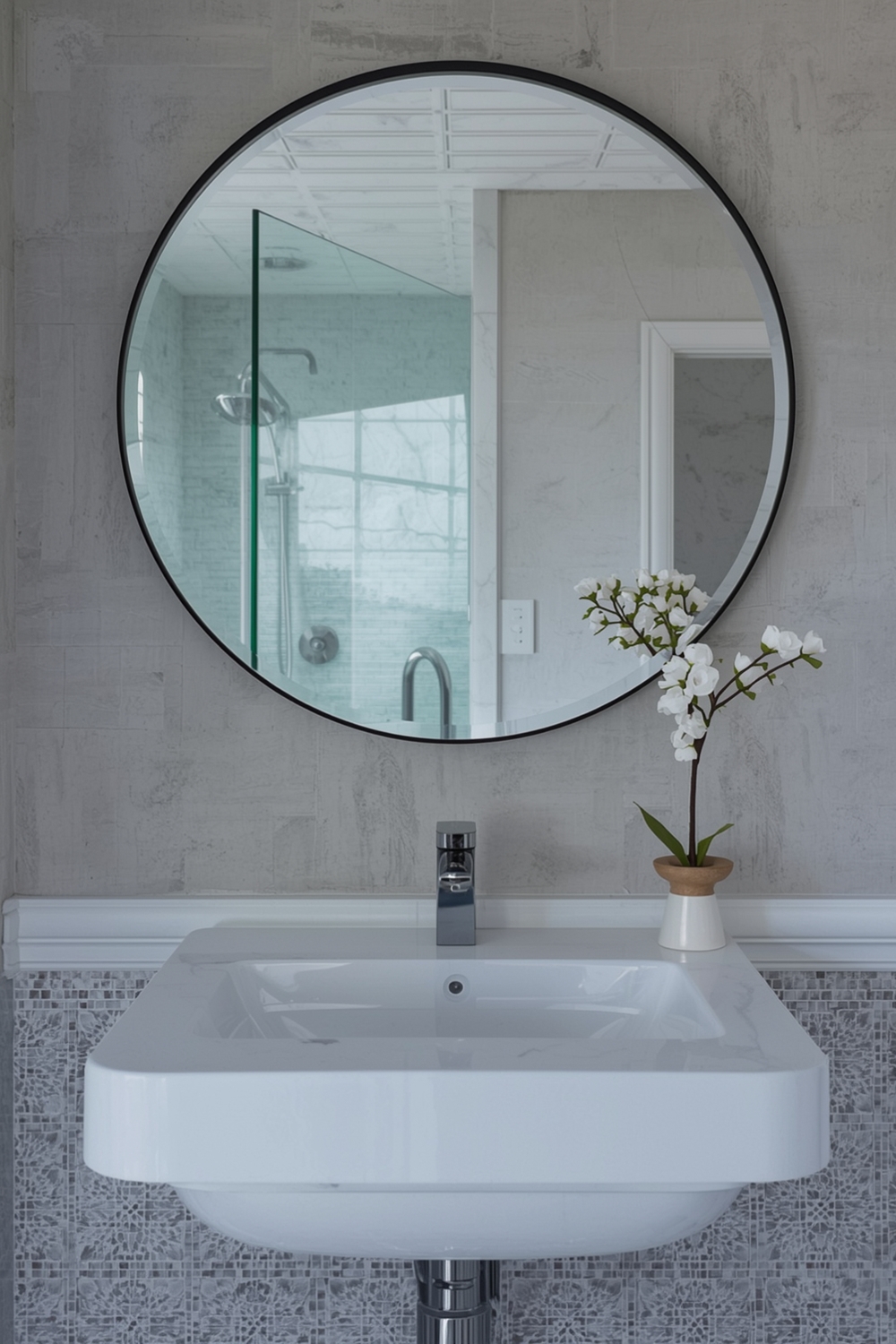 Space-Efficient Bathroom Mirror Design Galleries