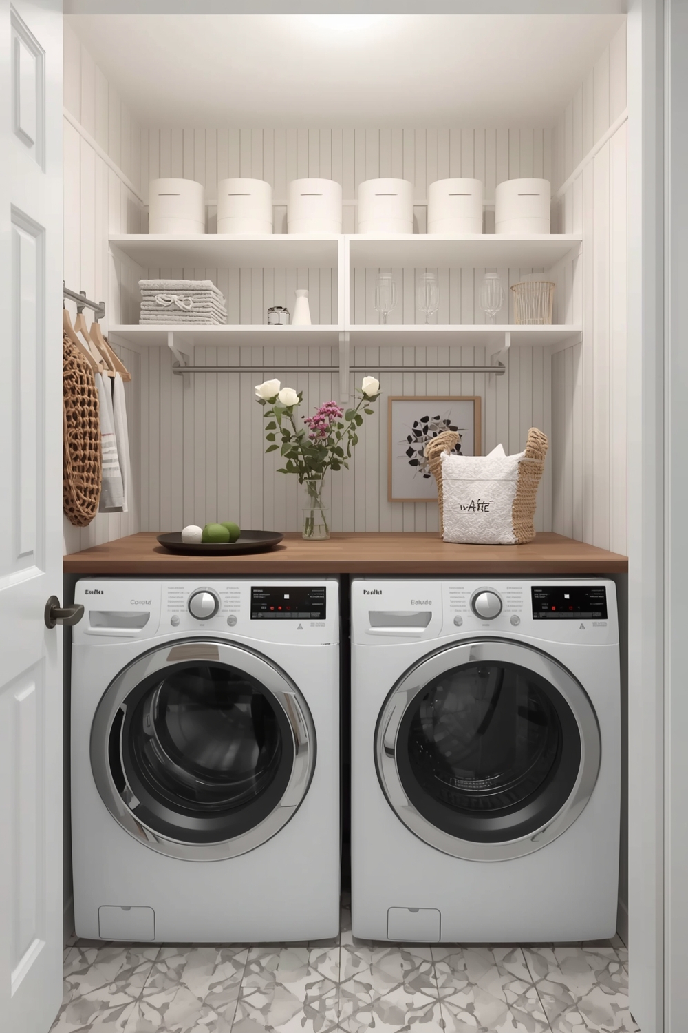 Space-Saving Laundry Room Concept Ideas