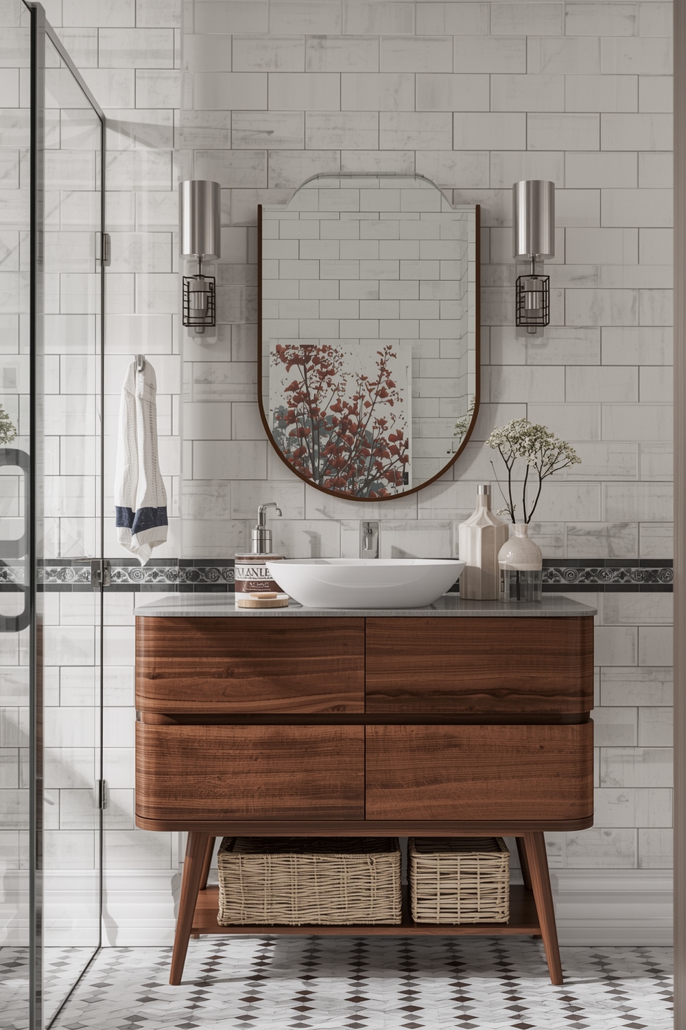 Stylish Bathroom Mirror Layout Galleries