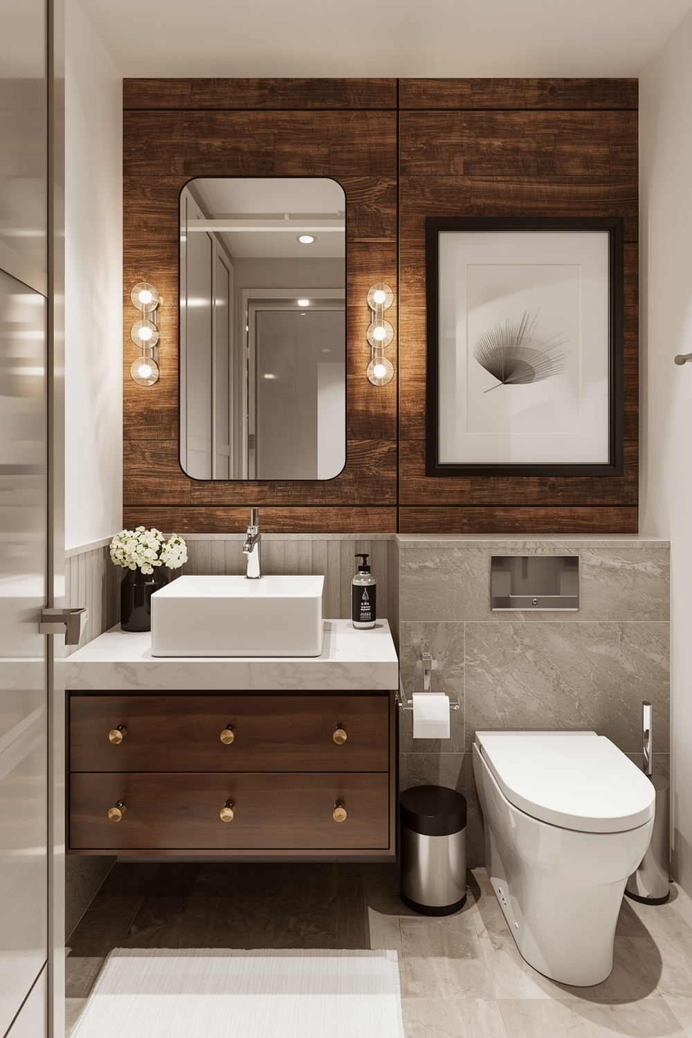 Stylish Bathroom Mirror Layout Inspirations
