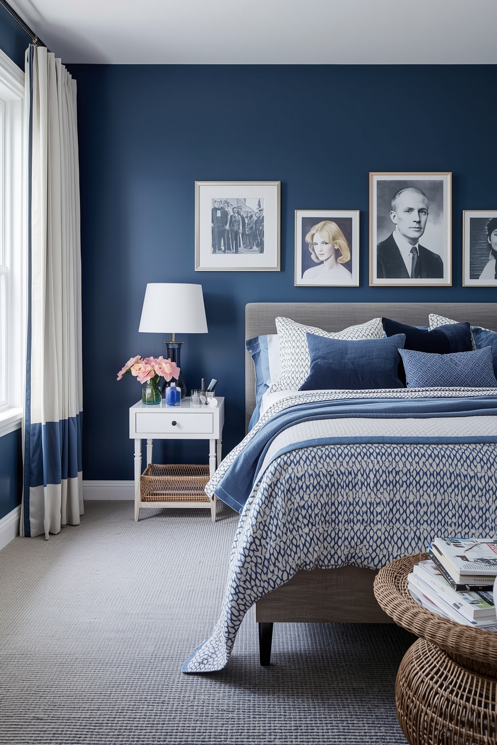Stylish Blue Bedroom Idea Boards