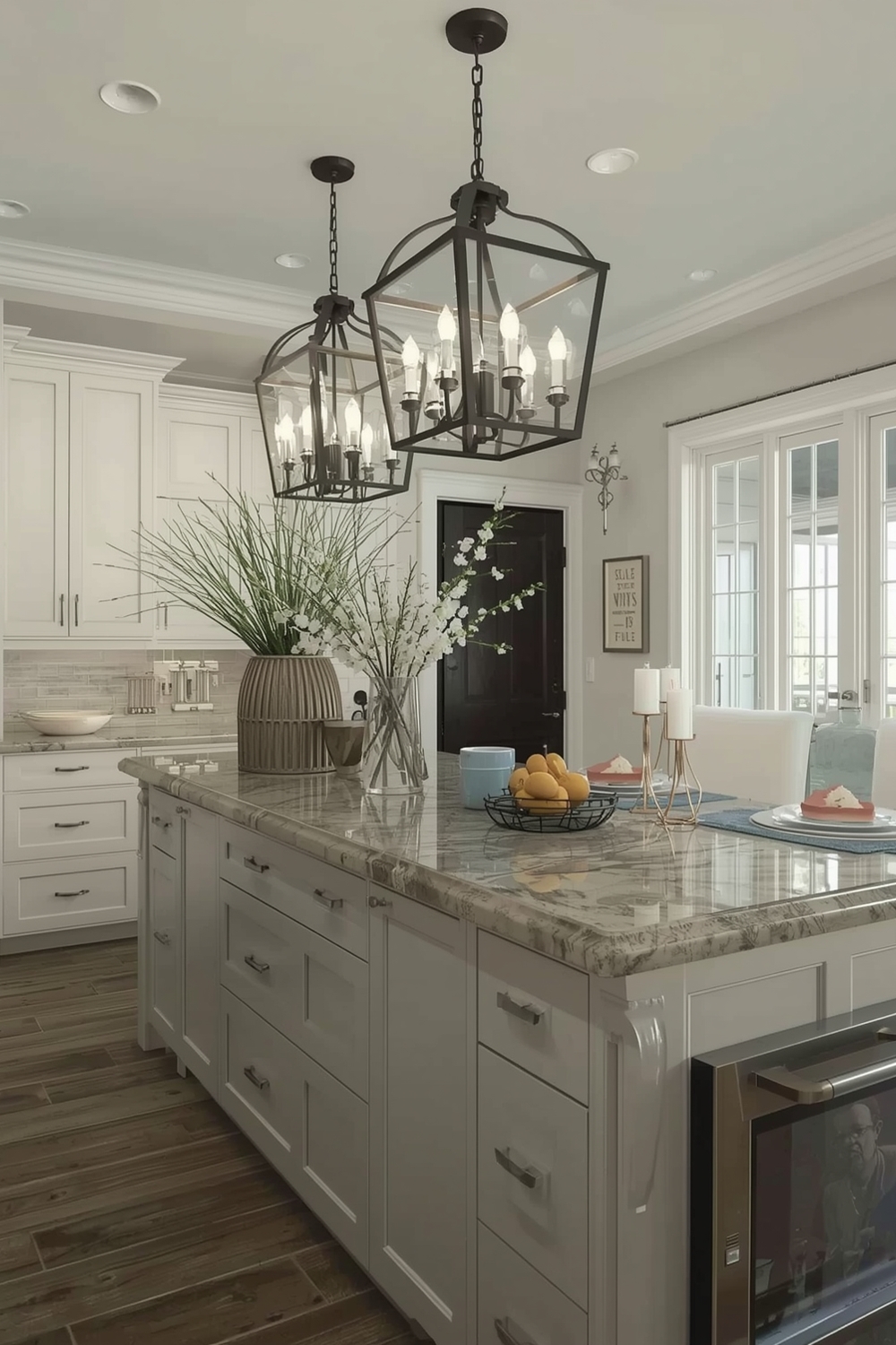 Stylish Kitchen Island Accent Detail Ideas