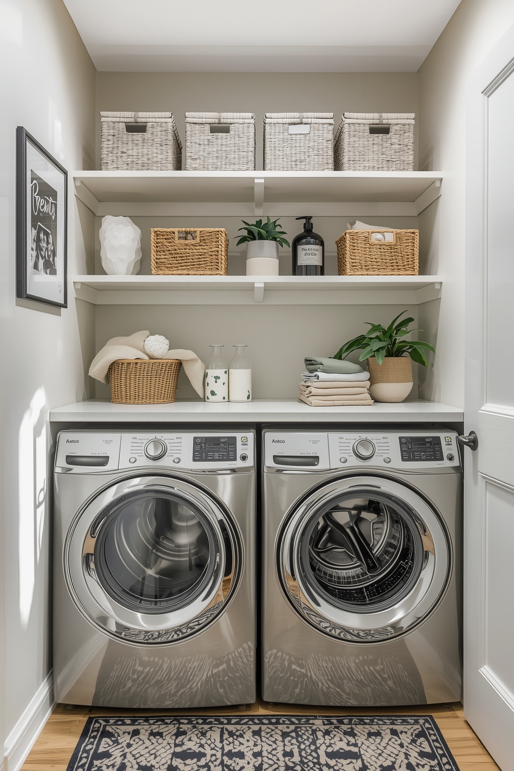 Stylish Laundry Room Storage Solutions