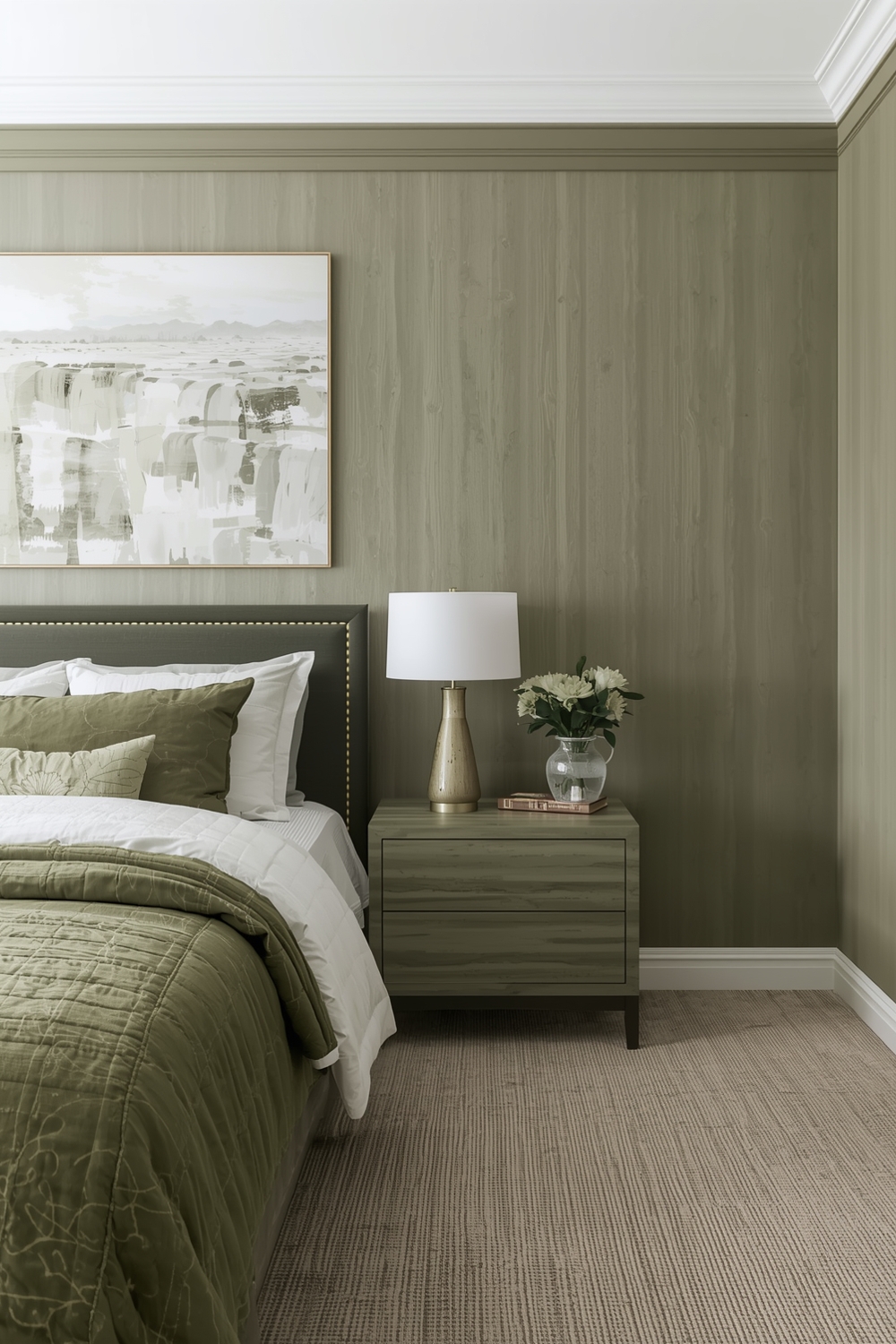 Stylish Sage Green Bedroom Layout Galleries