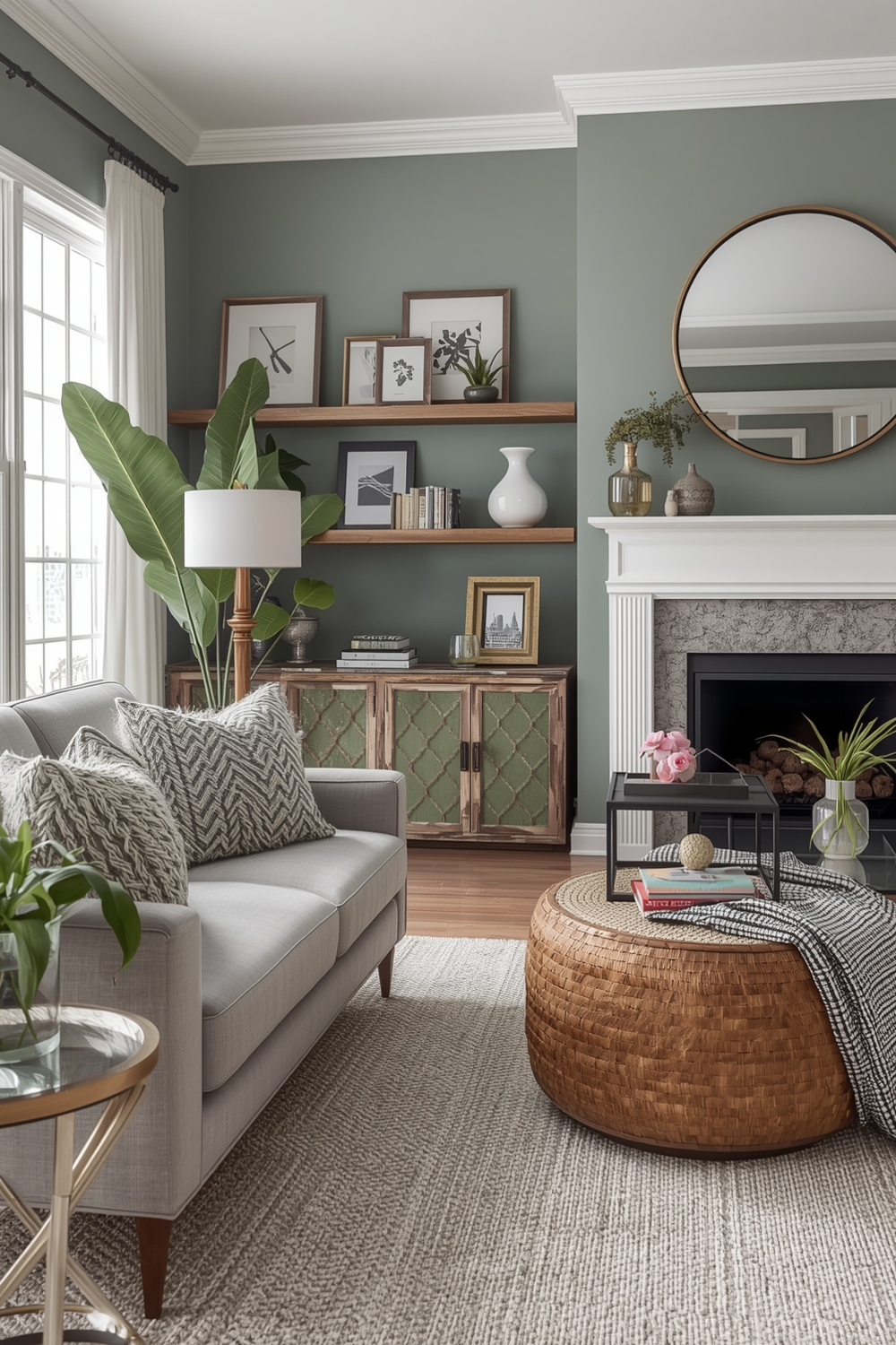 Stylish Sage Green Living Room Idea Boards