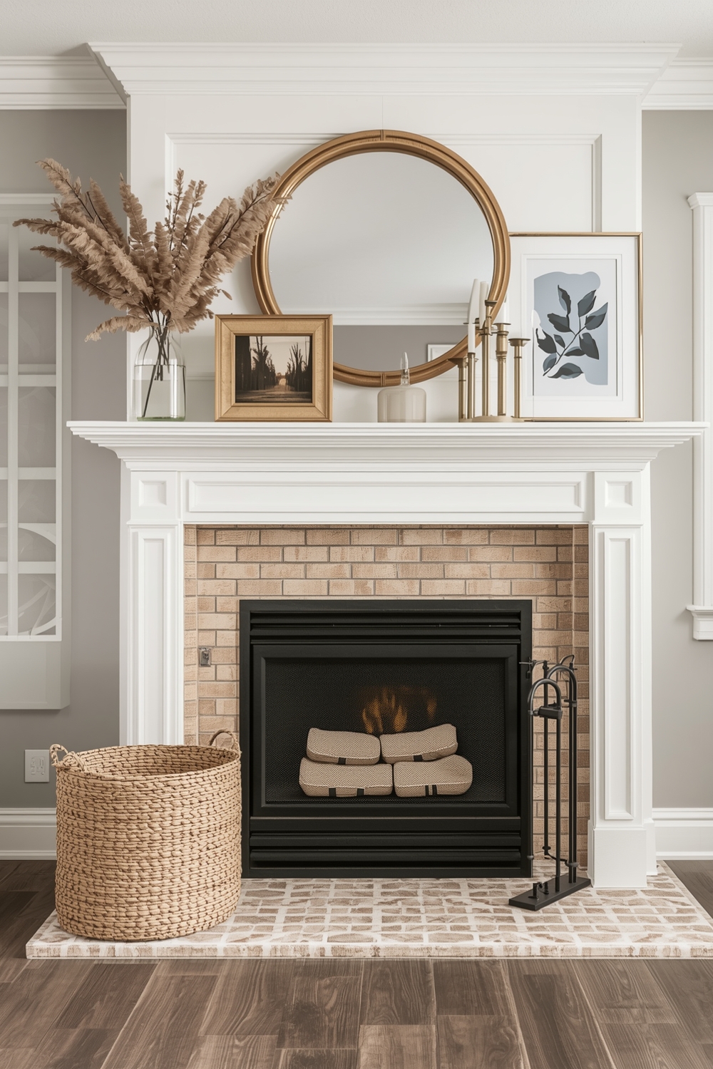 Warm Fireplace Design Inspiration Boards
