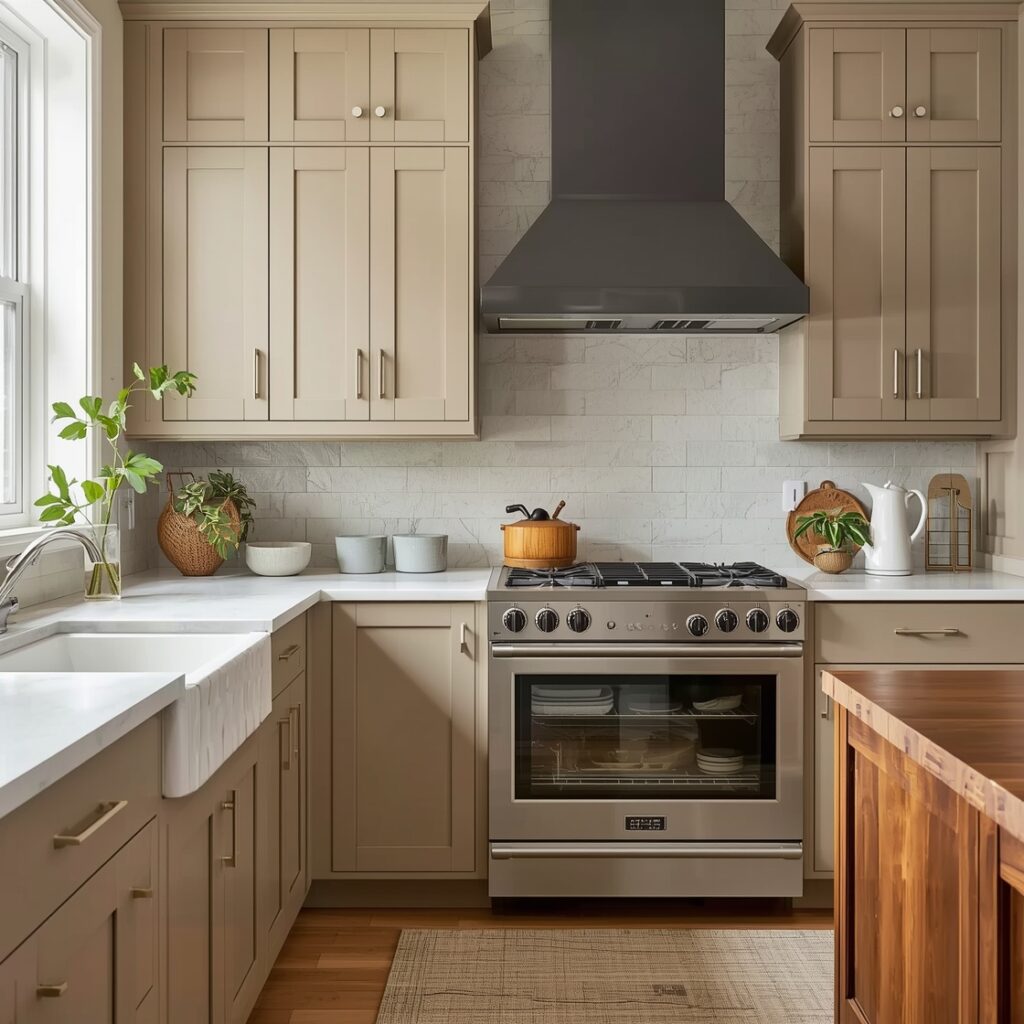 Beige Kitchen Cabinet Color