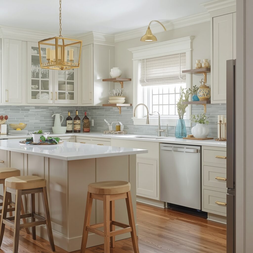 Beige Kitchen Cabinet Color