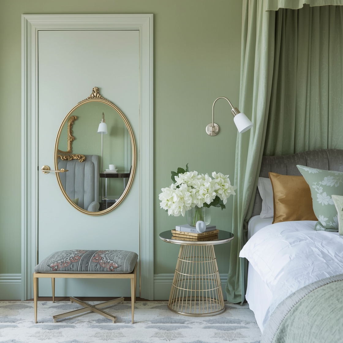 Sage Green Bed room