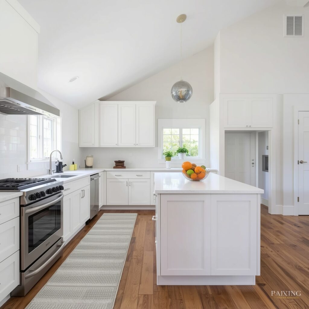 White Oak White Kitchen