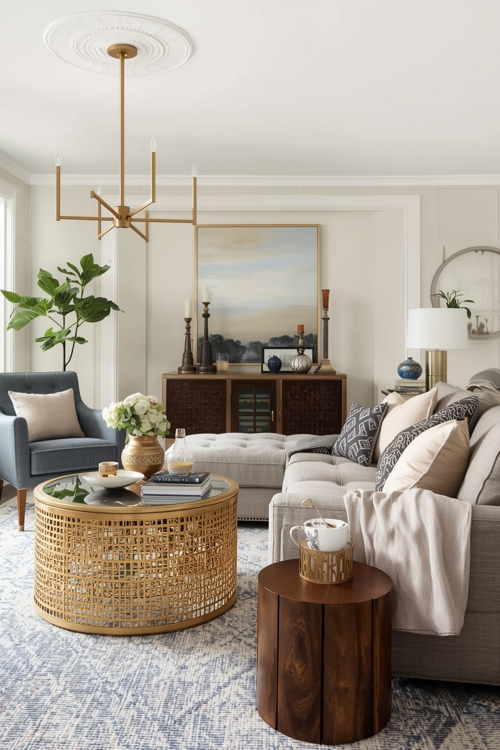 The 3-5-7 rule applied to home decorating and room styling